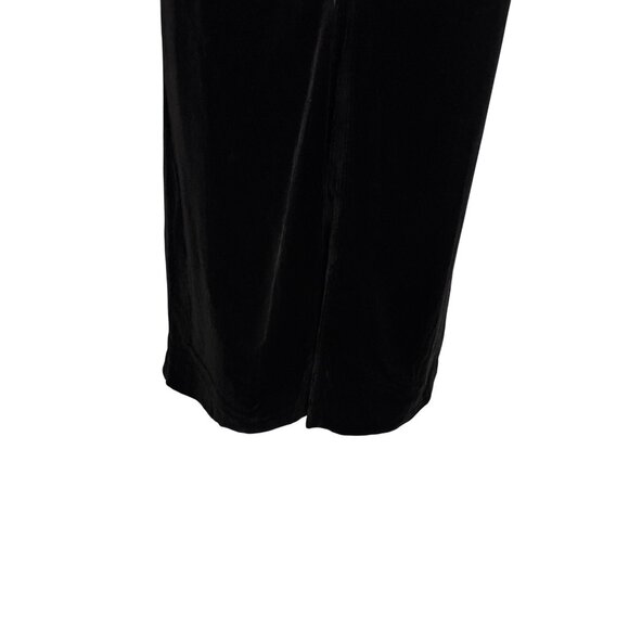 Vintage Mac and Jac Black Velvet Pants Size 10 Rayon & Silk Blend With Pockets - Picture 6 of 11